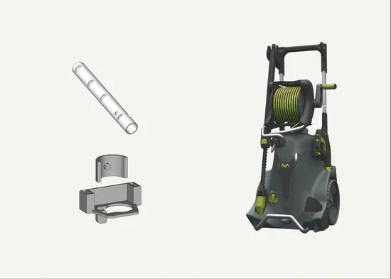 Master P60-P80: replace hose reel lock and or/ tube